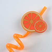 Fruit shape drinking straw