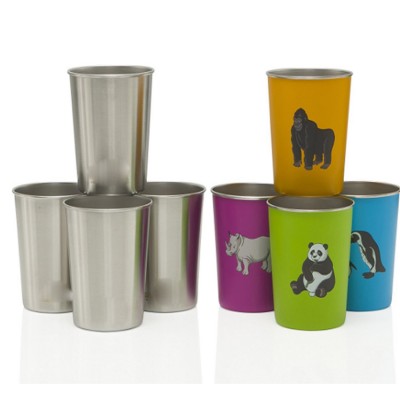 12oz single wall stainless steel mug