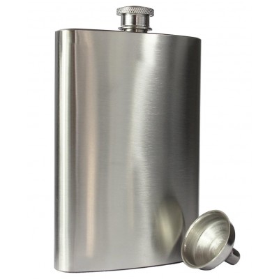 stainless steel 8 oz hip flask